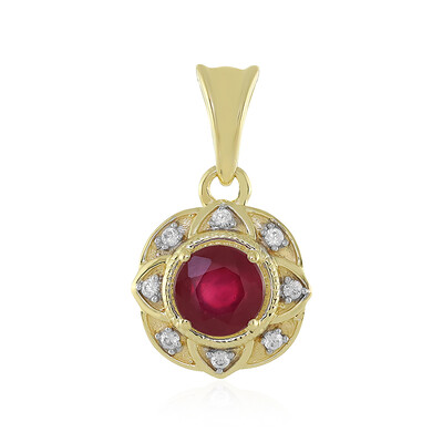 Colgante en oro con Rubí de Madagascar (Adela Gold)