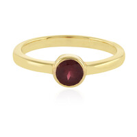 Anillo en plata con Rodolita