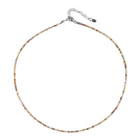 Collar en plata con Zircón amarillo canario