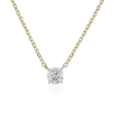 Collar en oro con Diamante IF (G)  (de Melo)