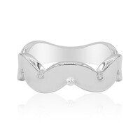 Anillo en plata con Diamante I1 (G)
