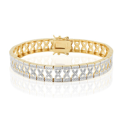 Brazalete en plata con Diamante I3 (I)
