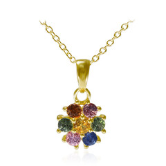 Collar en plata con Zafiro amarillo