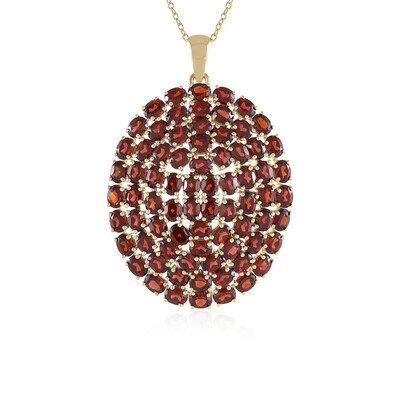 Collar en plata con Granate de Mozambique