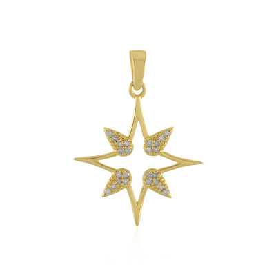 Colgante en plata con Diamante I3 (H)