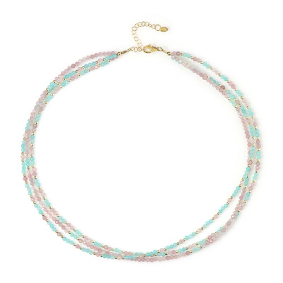Collar en plata con Amazonita (Riya)