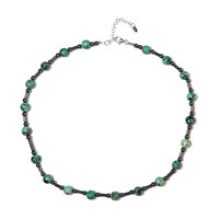 Collar en plata con Turquesa (Riya)