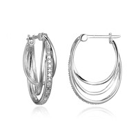 Pendientes en plata con Diamante I3 (I)