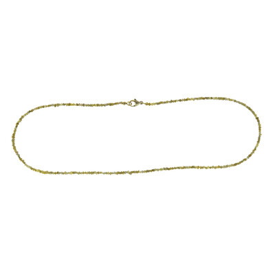 Collar en oro con Diamante fantasía (CUSTODANA)