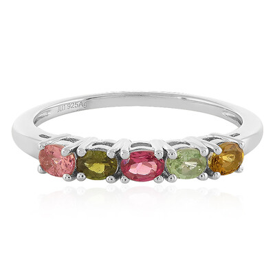 Anillo en plata con Turmalina