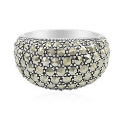 Anillo en plata con Marcasita