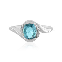 Anillo en plata con Zircón de Ratanak Kirí