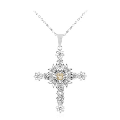 Collar en plata con Citrino