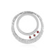 Colgante en plata con Rubí de Tanzania (MONOSONO COLLECTION)