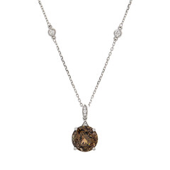 Collar en oro con Tanzanita sin calentar (CIRARI)