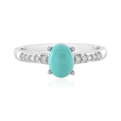Anillo en plata con Turquesa