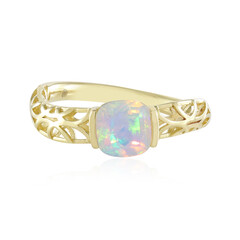 Anillo en oro con Ópalo Welo AAA (Ornaments by de Melo)