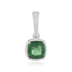 Colgante en plata con Apatita verde