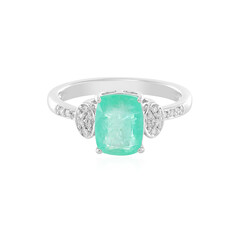 Anillo en oro con Esmeralda de Rusia (AMAYANI)