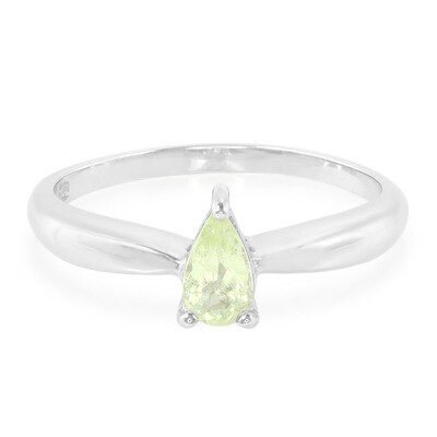 Anillo en plata con Turmalina