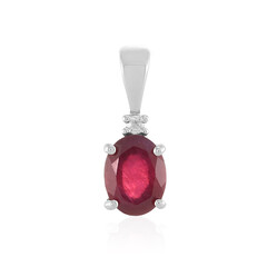 Colgante en plata con Rubí de Madagascar
