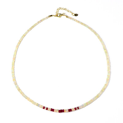 Collar en plata con Ópalo de Welo