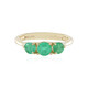 Anillo en oro con Esmeralda de Rusia (de Melo)