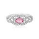 Anillo en plata con Turmalina rosa de Nigeria