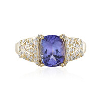 Anillo en oro con Tanzanita AAA (de Melo)