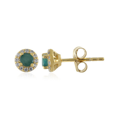 Pendientes en plata con Grandidierita