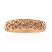 Anillo en oro con Diamante rosa de Francia de Argyle SI1