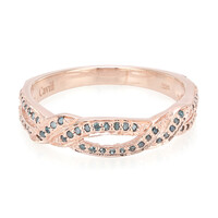 Anillo en plata con Diamante fantasía