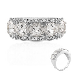 Anillo en plata con Danburita