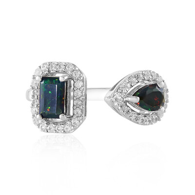 Anillo en plata con Ópalo de Mezezo (Adela Silber)