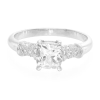 Anillo en plata con Goshenita