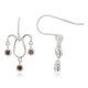 Pendientes en plata con Diamante fantasía