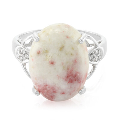 Anillo en plata con Cinabrio