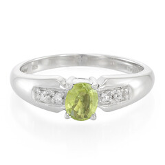 Anillo en plata con Turmalina Paraíba