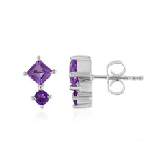 Pendientes en plata con Amatista