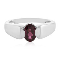Anillo en plata con Granate de Tocantin