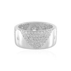 Anillo en plata con Zircón (de Melo)