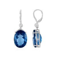 Pendientes en plata con Fluorita de color cambiante