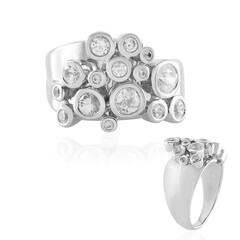 Anillo en plata con Zircón (de Melo)