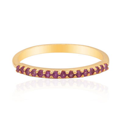 Anillo en oro con Rubí de Madagascar