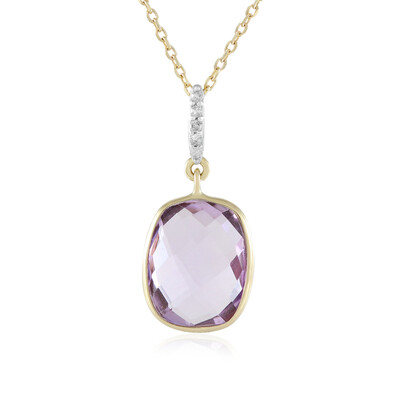 Collar en oro con Amatista Rosa de Francia