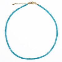 Collar en plata con Amazonita
