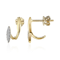 Pendientes en oro con Diamante SI1 (G)