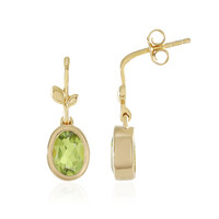 Pendientes en plata con Peridoto