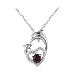 Collar en plata con Granate