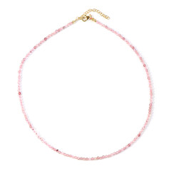 Collar en plata con Cuarzo Fresa